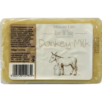 Tělové mléko Minoan Life Olivové mýdlo s oslím mlékem 100 g