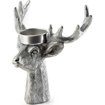 Svícen Dekorativní svícen Affek Design Santa Lila HTOP2908.SW šedá 90X