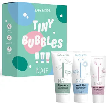 Kosmetická sada NAIF Dárková sada kosmetiky pro děti a miminka 3 ks