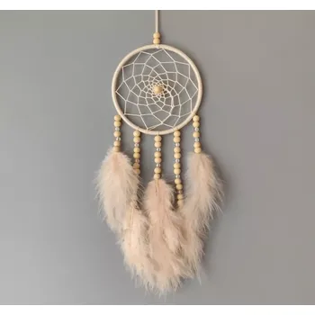 Lapač snů Lapač snů béžový č.2 - 10 x 35 cm