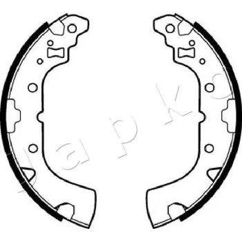 Brzdová čelist Sada brzdových čelistí, 55523