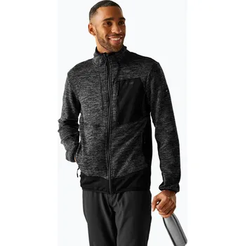 Pánská mikina Pánská mikina REGATTA Baslinn ash marl/black