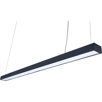 LED panel KOLORENO Stropní závěsné LED svítidlo Linea 40W - Černá - Neutrální bílá - 4500K