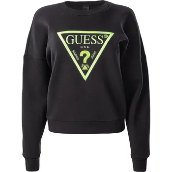 Dámská mikina Dámská Mikina GUESS ANE SWEATSHIRT W3RQ04K9Z21-JBLK – Černá L