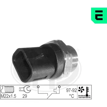 Ventilátor topení a klimatizace Teplotní spínač, větrák chladiče ERA 330179