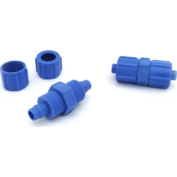 Příslušenství ke kompresoru Plastová modrá přímá spojka pro hadici 8/6 mm