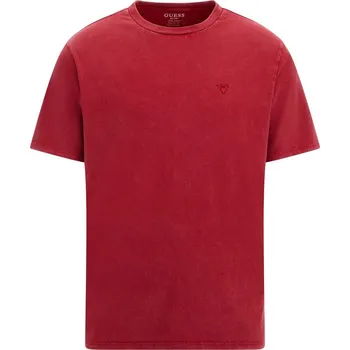 Pánské tričko Pánské Tričko s krátkým rukávem GUESS SS CN GD TRIANGLE TEE F3GI01KA260-G532 – Červená L