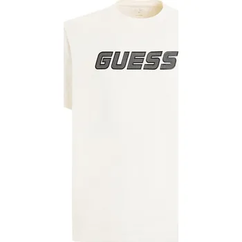 Pánské tričko Pánské Tričko s krátkým rukávem GUESS ALGERNON T-SHIRT Z3RI00J1314-G018 – Bílá L