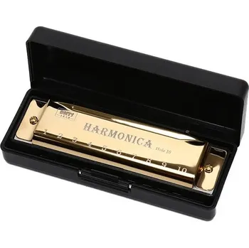 Hudební nástroj pro děti Bluesová dětská harmonika c dur | harmonika hudební nástroj - Zlato