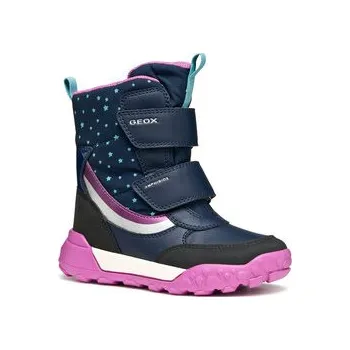 Dívčí sněhule Sněhule Geox J Trekkyup B Ab J56M7A 0MNBC C4269 S Tmavomodrá 32