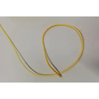 Saténová šňůra Ø1 mm - tmavě žlutá - od 1m