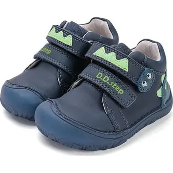 Dětská móda D.D.STEP chlapecká kotníková obuv BAREFOOT S073-52875 tmavě modrá 23