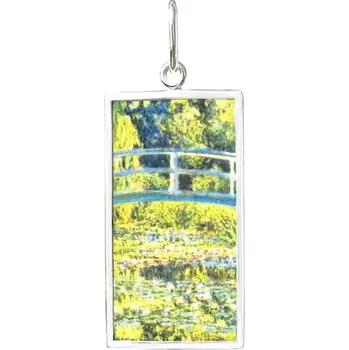 Přívěsek Aljančič Claude Monet Lekníny Miniartion bílé zlato