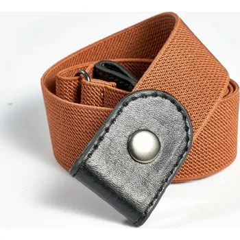 Opasek Elastický unisex pásek bez spony 04