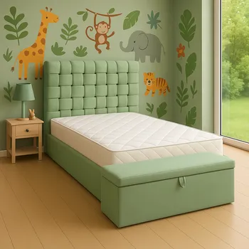 Postel Royal Comfort Dětská postel CHESS MINI ONLINE EDICE 120 cm Tuhost: Tvrdá, Šuplík: NE, Palladium: 2 Beige