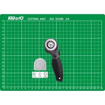 Řezačka papíru Sada KW-triO řežací podložka A4 + řežací kolečko + náhradní čepele - výhodná cena