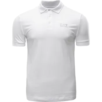 Pánská Polokošile EA7 TRAIN CORE ID M POLO ST 8NPF14PJVQZ0100 – Bílá XL
