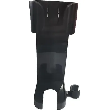 Nástěnný držák na fén a žehličku | koupelnový držák, koupelnový organizér - Černý