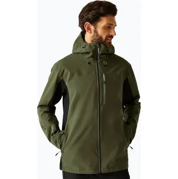 Pánská větrovka Pánská softshellová bunda REGATTA Birchdale II olive night/black