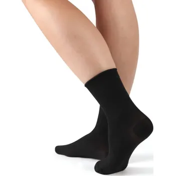 Dámské punčochy Dámské ponožky Pohoda s vysokým podílem bavlny černá vel.38