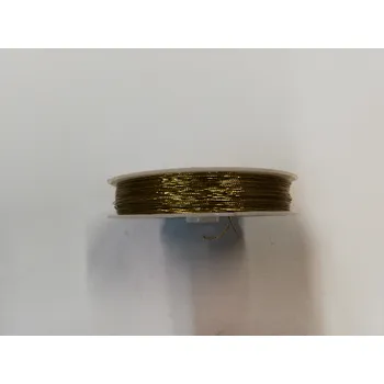 Lanko nylonové 0,38mm, návin 70-80m - tmavě zlatá