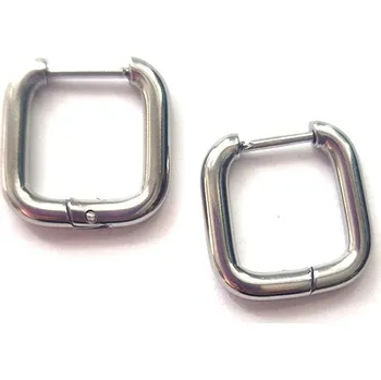 Dárková krabička SWITCH IT kroužky čtverce stříbrné základní ocelové kroužky