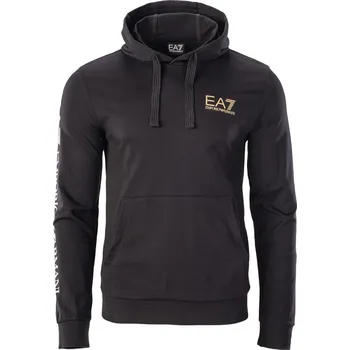 Pánská mikina Pánská Mikina EA7 TRAIN LOGO SERIES M HOODIE RN 8NPM18PJ05Z1203 – Černá M