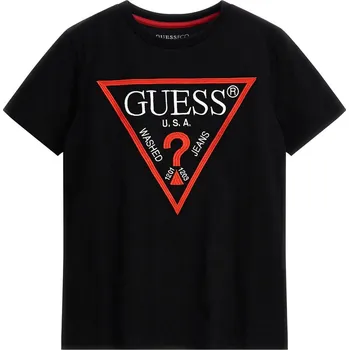 Dívčí tričko Dětské Tričko s krátkým rukávem GUESS SS T-SHIRT L3BI41K8HM4-JBLK – Černá 10