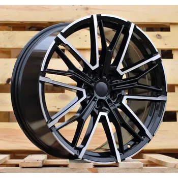 Disk Alu kola Racing Line 3S1284, 18x8 5x112 ET30, černá + leštění vhodné pro BMW 5 G30, G31 (2017-2023), BMW 6 Gran Turismo (2017-2023), BMW 7 G11 (2015-2022)