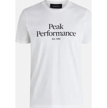 Pánské Tričko s krátkým rukávem PEAK PERFORMANCE ORIGINAL TEE G77692360_099 – Bílá S