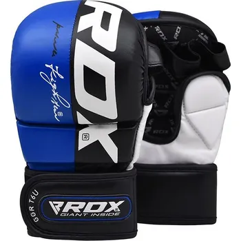 Sportovní chránič MMA rukavice RDX T6 - modrá Modrá M