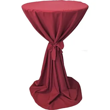 ubrus Rautový ubrus na barový stůl Helena - výběr barvy ◯ 60 vínová