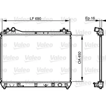 Chladič motoru Chladič, chlazení motoru VALEO 735580