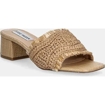Dámské pantofle Pantofle Steve Madden Cienega dámské, béžová barva, na podpatku, SM11003806 SM11003806.24U 80X, EUR 41