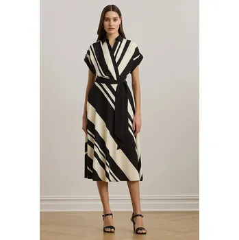 Dámské šaty Šaty Lauren Ralph Lauren černá barva, midi, 250963463 99A, vel. 40