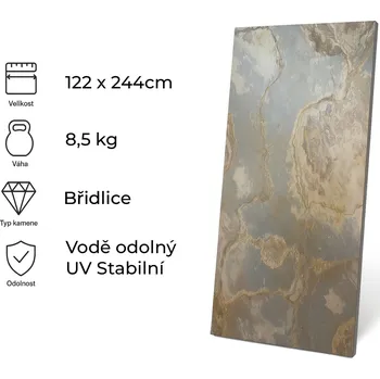 Obklad Windu Kamenná dýha, Indian Autumn, 1220x2440 mm, 2,97 m2