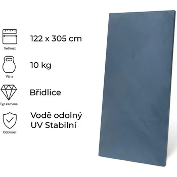 Obklad Windu Kamenná dýha, Line Black, 1220x3050 mm, 3,72 m2