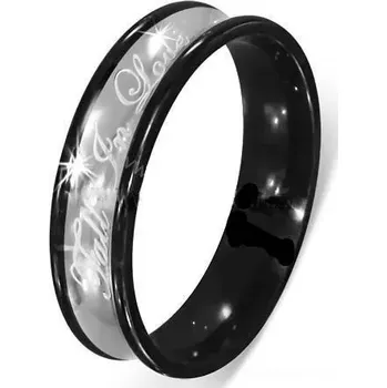 Prsten Prstýnek ocel love 18 (Prstýnky z chirurgické oceli )