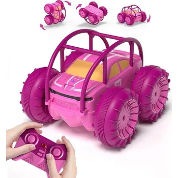 RC model auta Maxtronic RC obojživelné auto pro dívky s LED