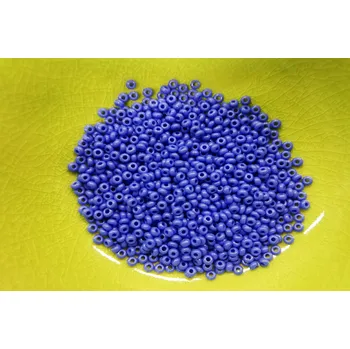 Dětské navlékací korálky Korálky PRECIOSA rokajl vel.11/0 - tmavě modrá matná - 10g