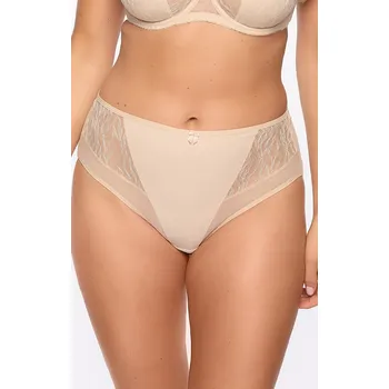 Kalhotky Tělové dámské kalhotky klasického střihu Gaia GFP 1301 Sabina S-4XL Velikost: 2XL, Barva: Béžová