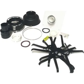 Komín Brilon RENOSET KOMPAKT komínová sada 100/60-80mm, s komínovou hlavicí, plast