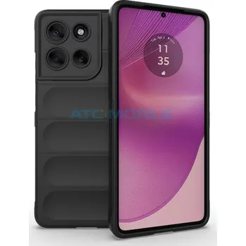 Pouzdro na mobilní telefon Shockproof Flannel Shield4U kryt Motorola Moto G86 5G, G86 Power 5G (XT2527) černý a zpět 22 Kč s ATC Clubem