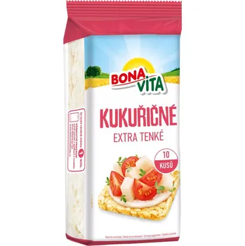 Trvanlivě pečivo Bona Vita Kukuřičné chlebíčky extra tenké 80 g