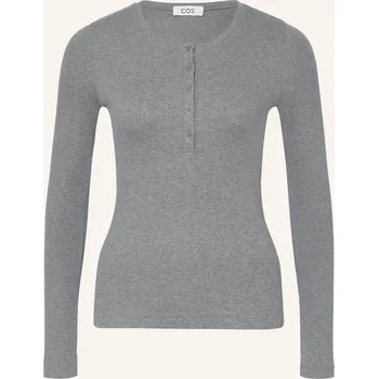 Dámské tričko Cos Dámské Tričko S Dlouhým Rukávem, šedá, 40