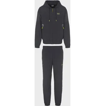 Pánská mikina Pánská Tepláková souprava EA7 VENTUS7 M T-SUIT HO FZ CH 6RPV62PNDOZ1200 – Černá XL