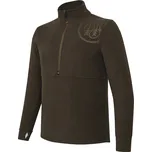 Beretta Pánská lovecká mikina HP Logo Half Zip Velikost: M Brown Bark