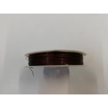 Lanko nylonové 0,38mm, návin 70-80m - bordó