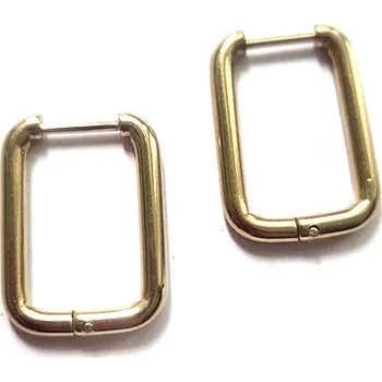 Dárková krabička SWITCH IT kroužky oválky hranaté zlaté základní ocelové kroužky