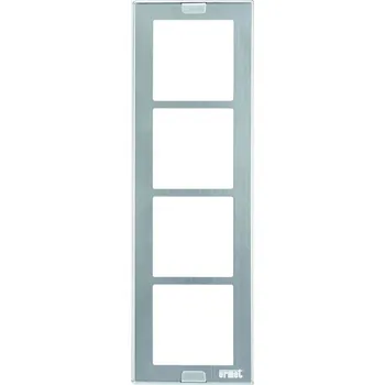 Domovní zvonek Upevňovací a krycí rámeček, 4 moduly URMET 1148/64